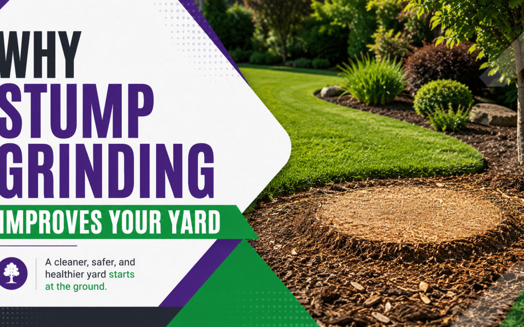 Why Stump Grinding Improves Your Yard
